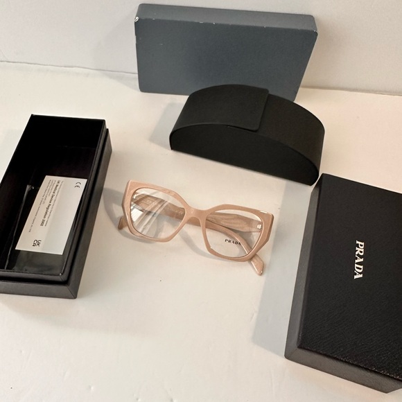 💯 - New Authentic PRADA PR 18WV - VYJ1O1 POWDER Eyeglasses - Picture 12 of 14